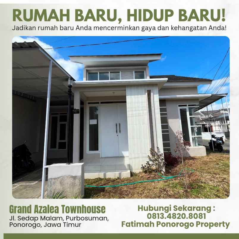 dijual rumah sedap malam purbosuman