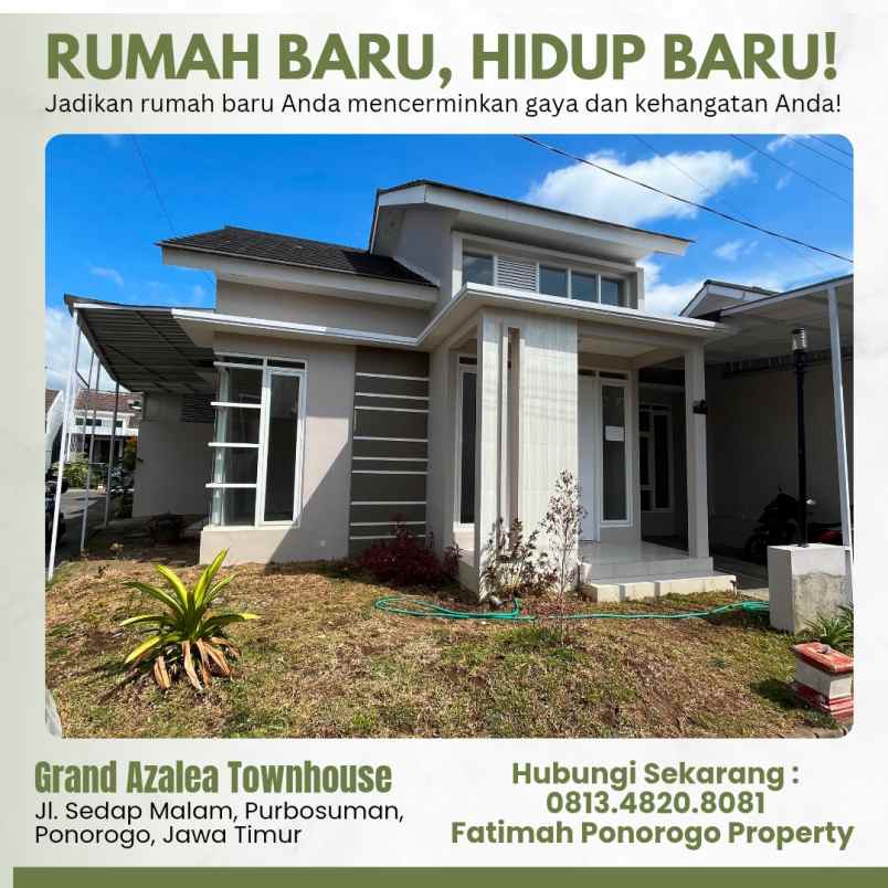 dijual rumah sedap malam purbosuman