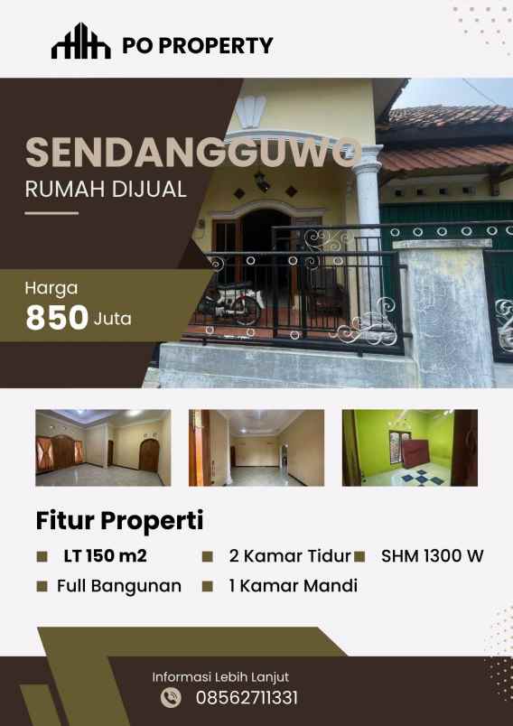 dijual rumah sendangguwo