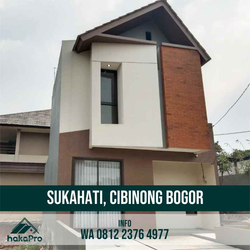 dijual rumah sukahati cibinong bogor