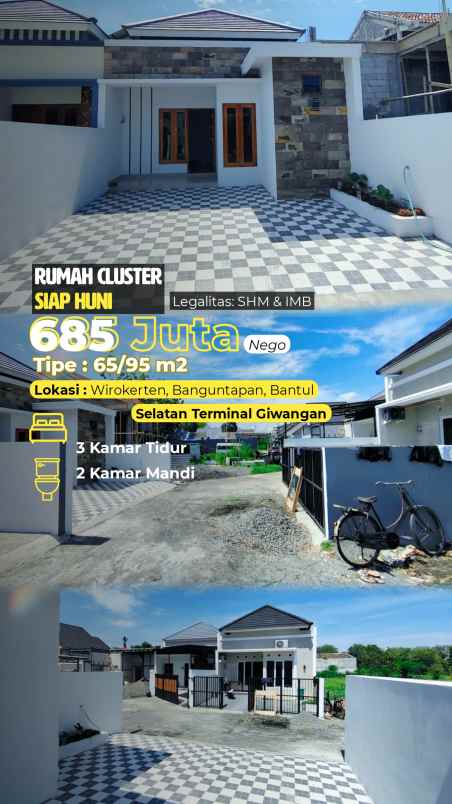 dijual rumah terminal giwangan
