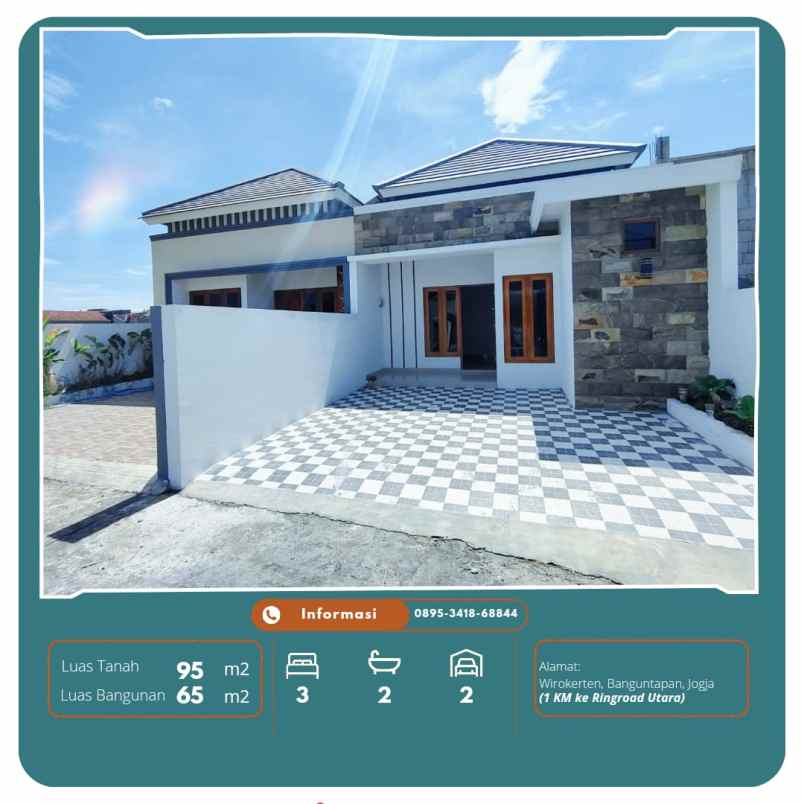 dijual rumah terminal giwangan