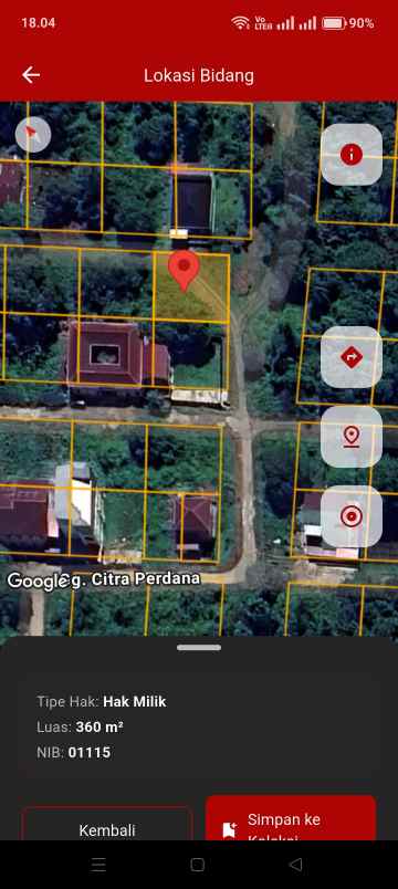 dijual tanah jalan reformasi gg matematika