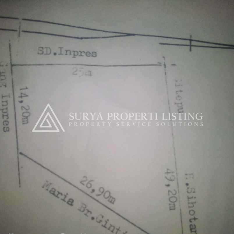 dijual tanah jalan setia budi pasar v