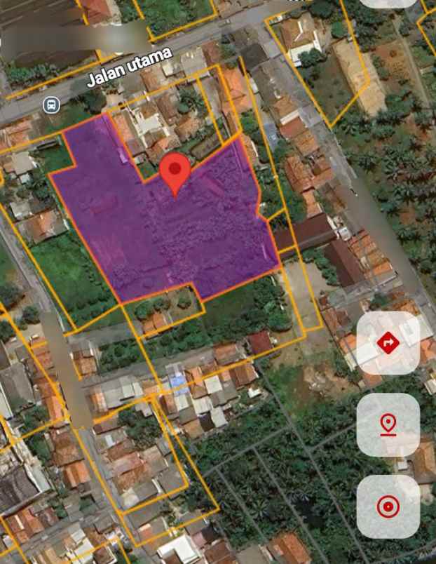 dijual tanah jalan tanjung pasir teluk