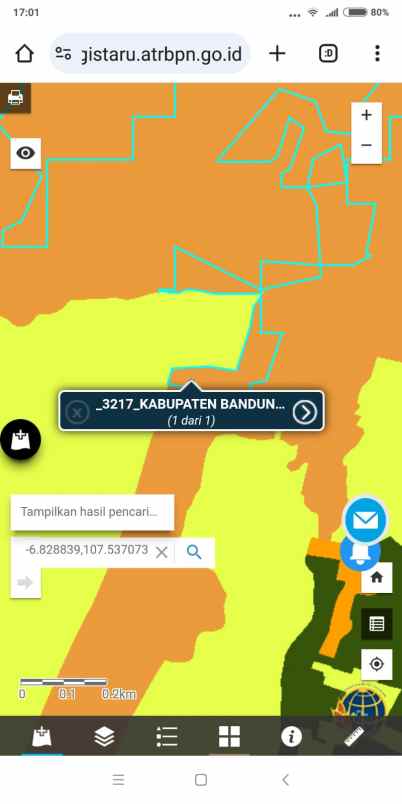 dijual tanah jl h gofur cilame