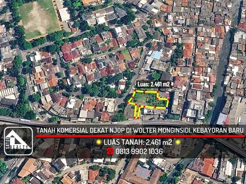 dijual tanah jl wolter monginsidi