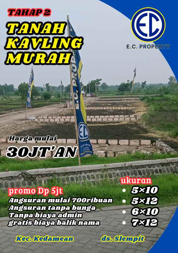 dijual tanah kavling murah