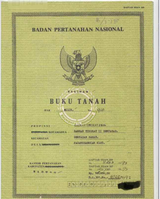dijual tanah lokasi tangkuban perahu