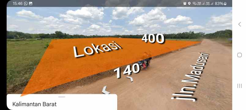 dijual tanah madusari