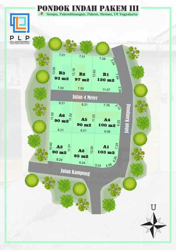 dijual tanah sempu barat rs grhasia