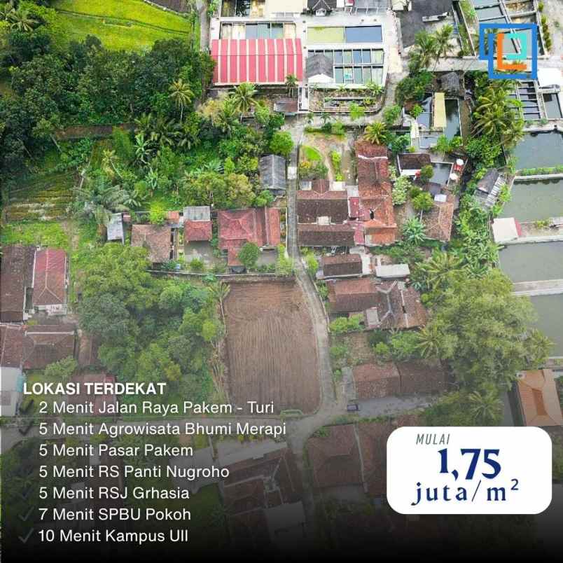 dijual tanah sempu barat rs grhasia