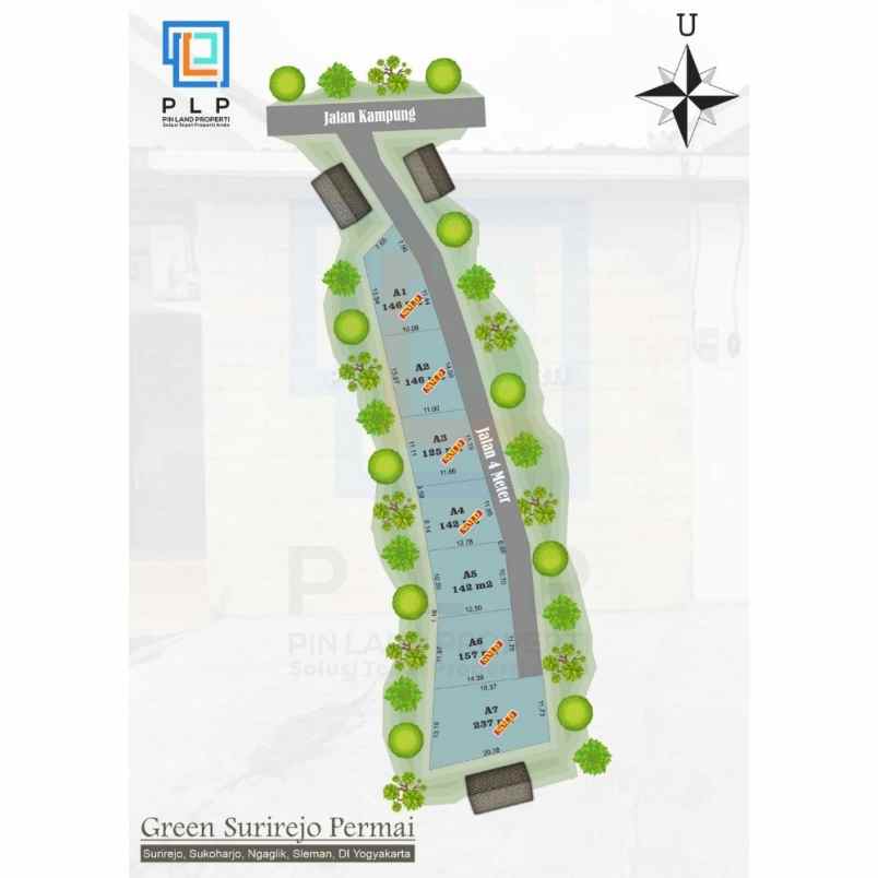 dijual tanah surirejo timur pasar