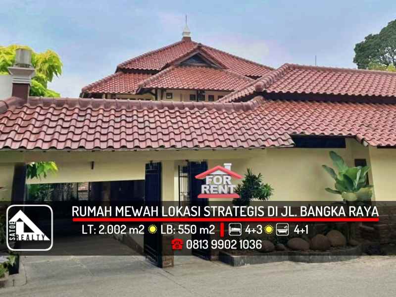 disewakan rumah bangka raya jakarta selatan