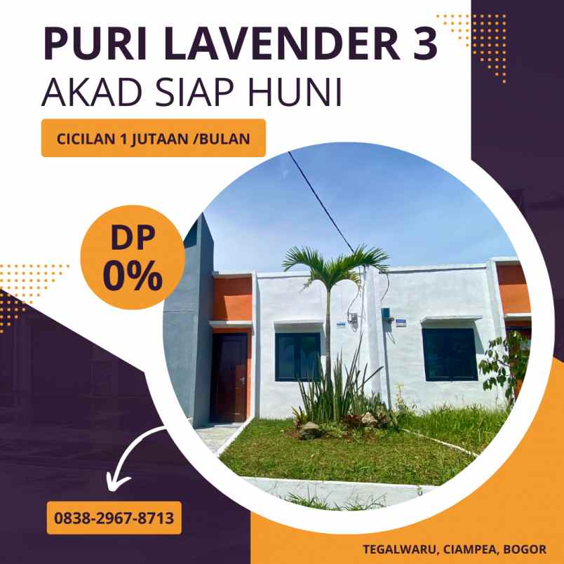 dp0 rumah subsidi flat puri lavender 3