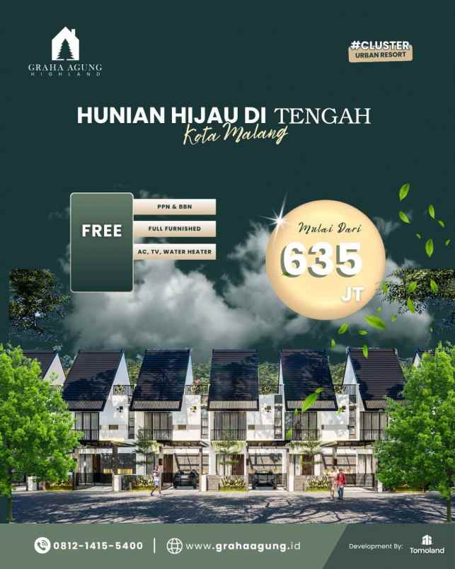 hub hunian hijau modern di tengah kota malang mulai 6