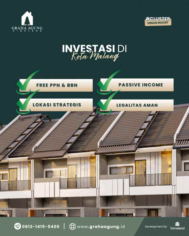 hub jual rumah kost malang dekat pasar