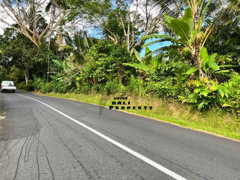 jual tanah view pantai pinggir jalan surabrata