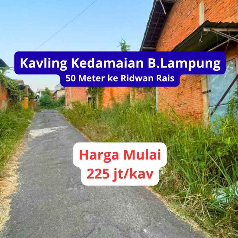 promo kavling kedamaian dekat kedamaian indah