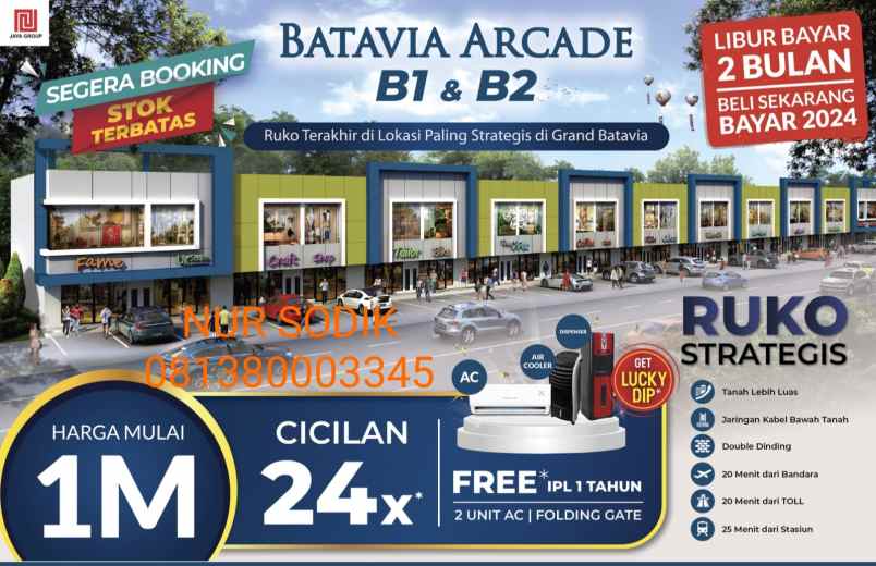 ruko grand batavia pasar kemis tangerang