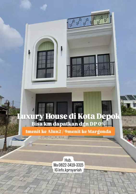 rumah cluster exclusive area grand depok city
