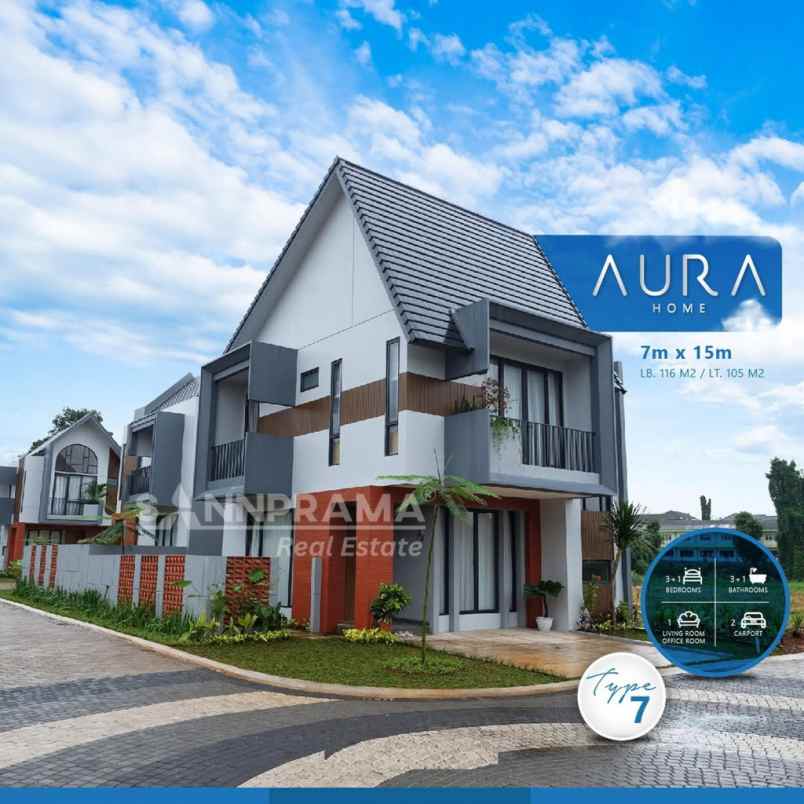 rumah cluster minimalis 3 kt parung bogor