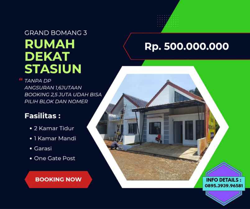 rumah dekat stasiun citayam