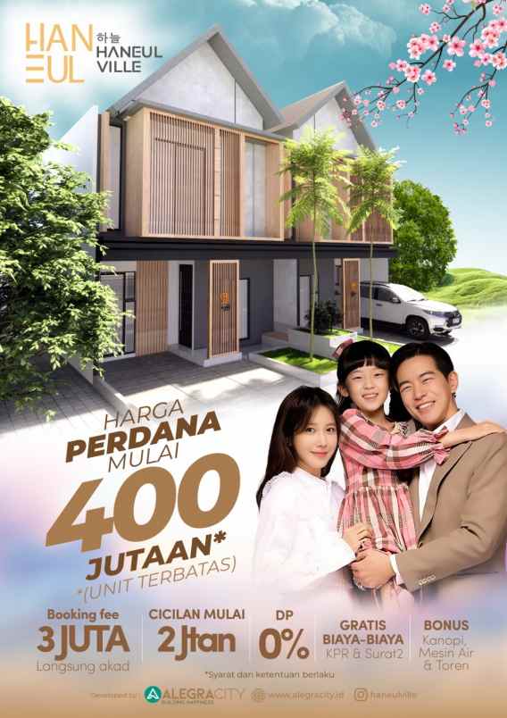 rumah dua lantai mewah harga 600 juta an