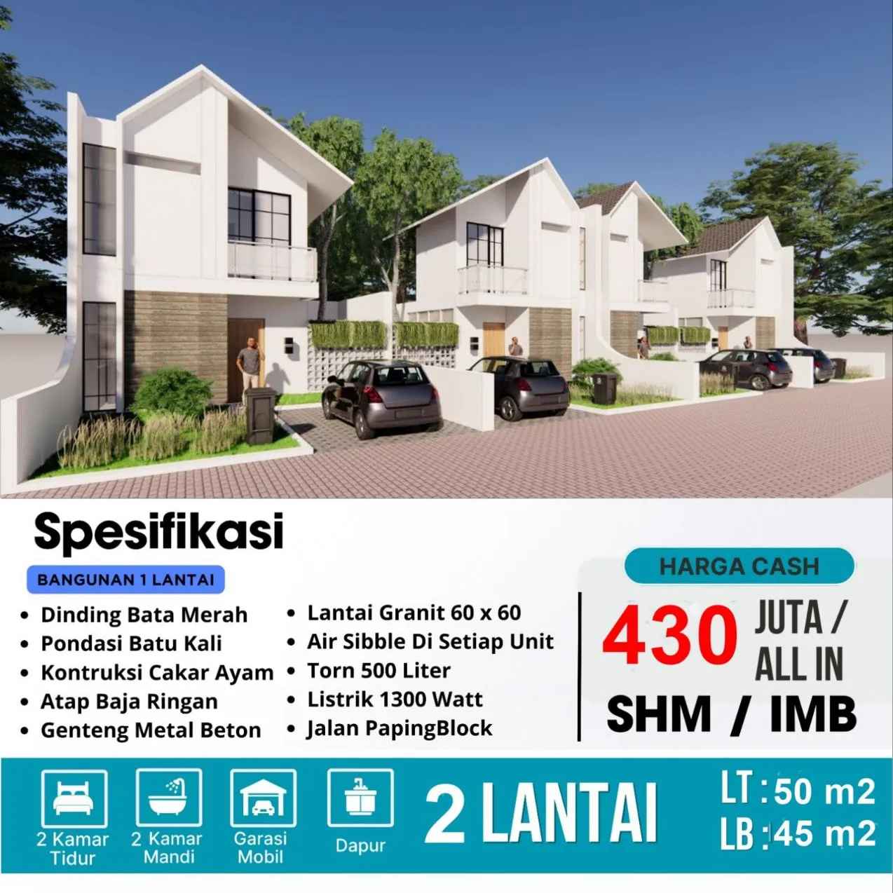 rumah dua lantai murah jatihandap bandung