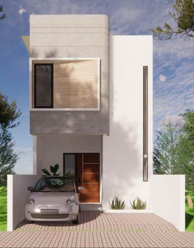 rumah karang asem new minimalis row 2 mobil