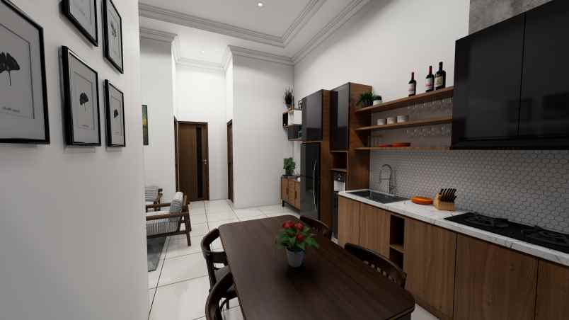 rumah konsep bali di palagan sleman