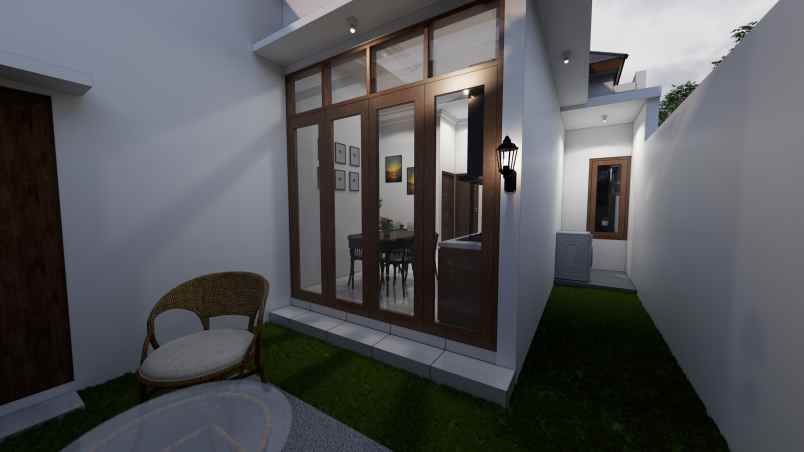 rumah konsep bali di palagan sleman