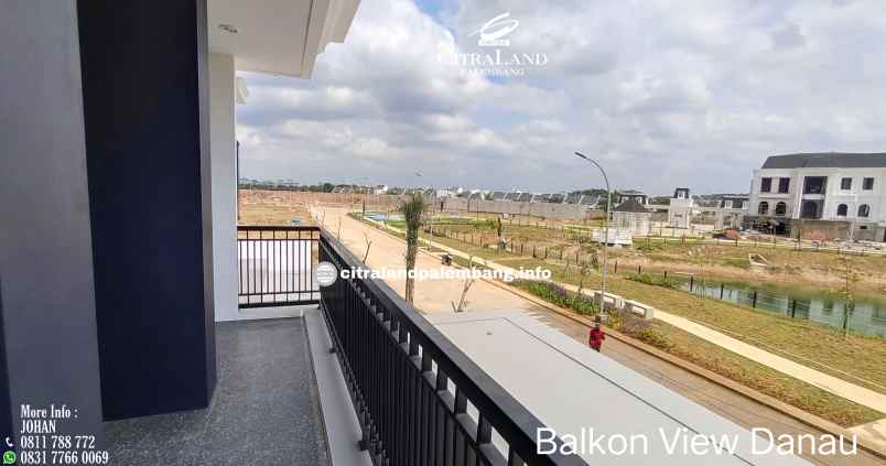 rumah mewah 2 lantai 6 kamar tidur citraland palembang