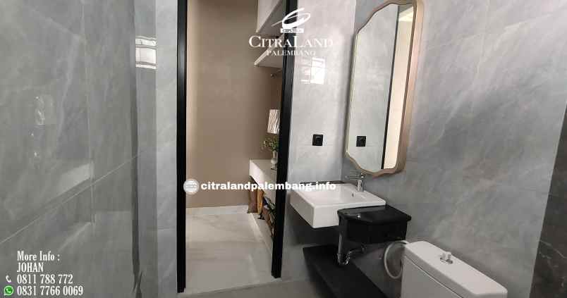 rumah mewah 2 lantai 6 kamar tidur citraland palembang