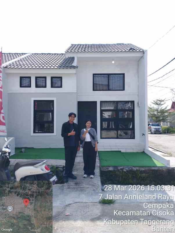 rumah subsidi dp murah dekat stasiun serpong siap huni