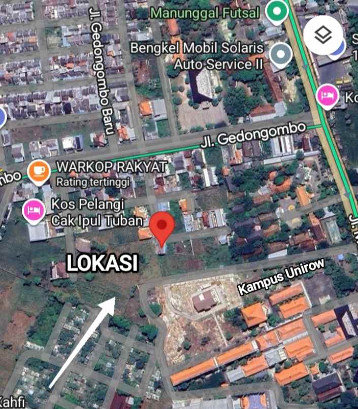 sebidang tanah strategis tuban kota