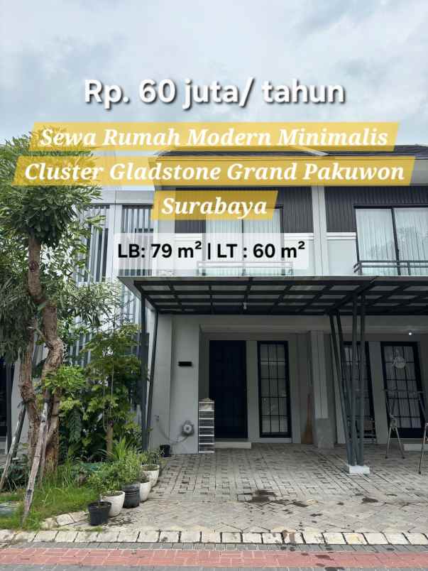 sewa rumah modern minimalis harga murah
