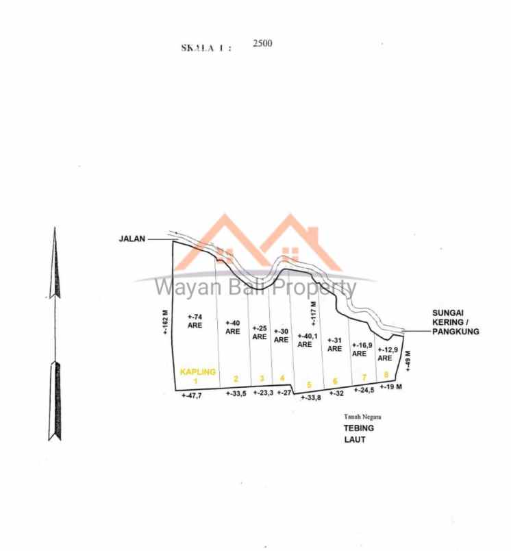 tanah jalan pantai green bowl
