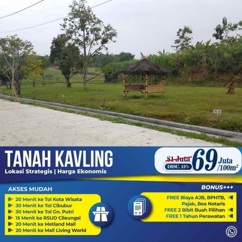 tanah kavling murah dekat jakarta