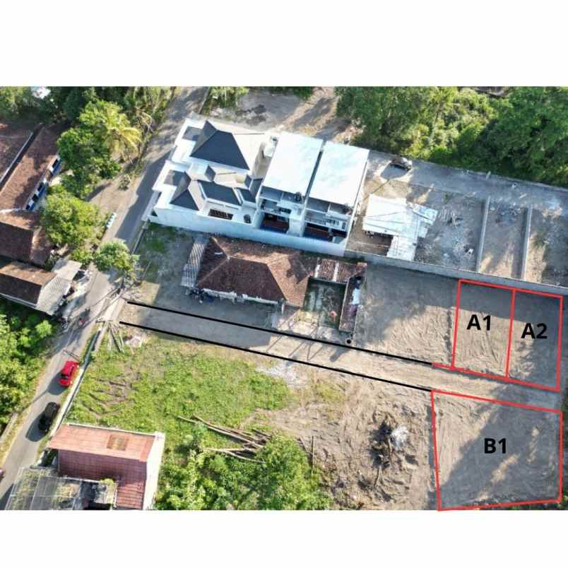 tanah kavling murah strategis akses langsung jalan