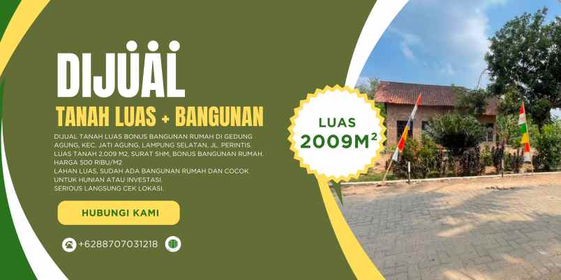 tanah komersial jati agung