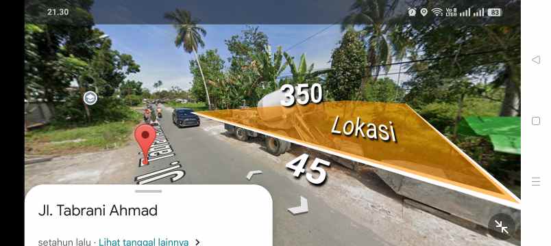 tanah siap bangun tabrani ahmad