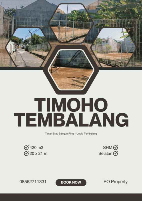 tanah timoho tembalang kawasan ring i undip