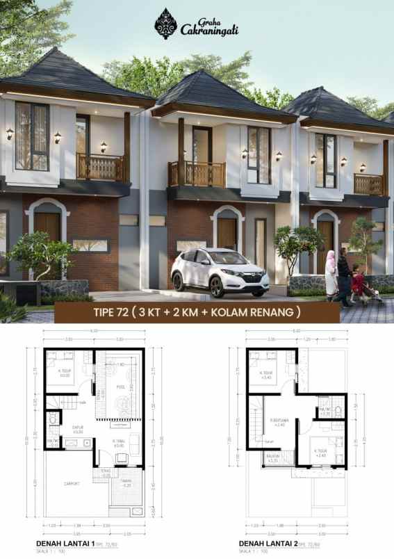 villa mewah dan strategis di graha cakraningati batu