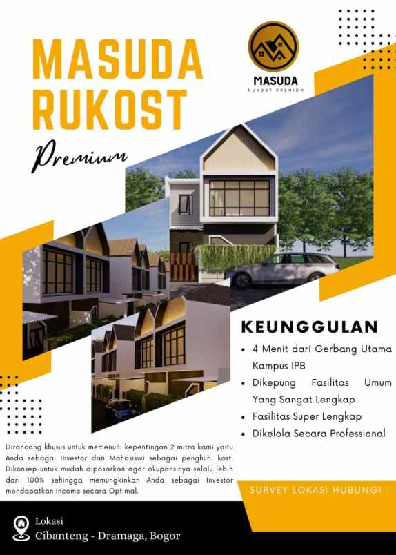 dijual kost cibanteng dramaga bogor