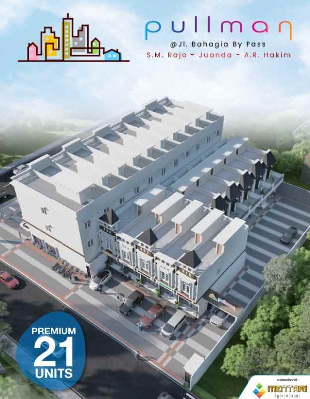 dijual ruko gudang kantor jalan bahagia by pass s m