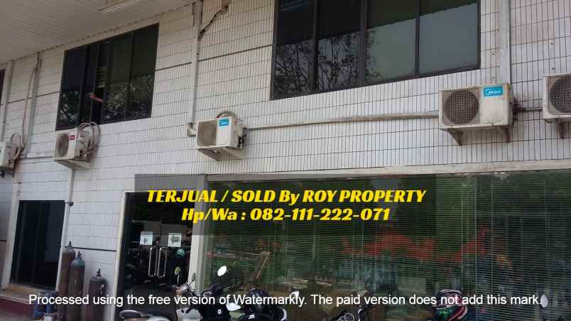 dijual ruko gudang kantor jl rawa bulak pulo gadung
