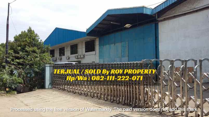 dijual ruko gudang kantor jl rawa bulak pulo gadung