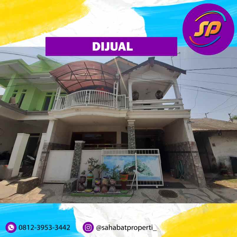 dijual rumah 2 lantai di perumahan taman gading jember