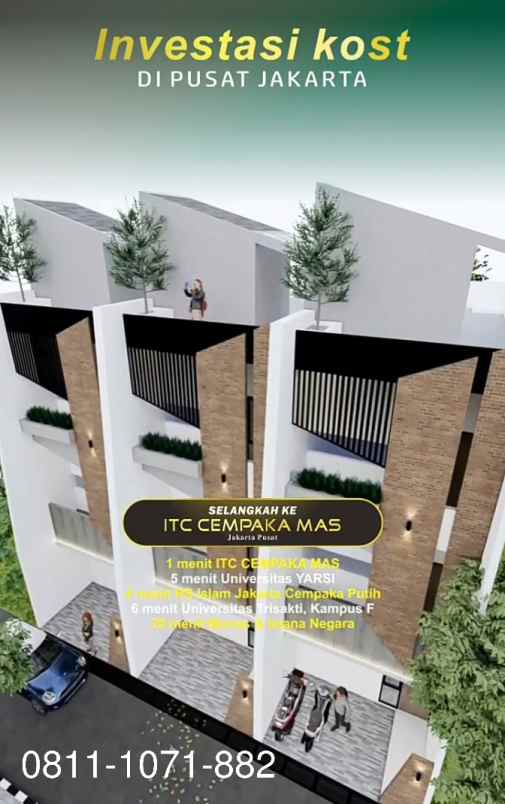 dijual rumah cempaka mas